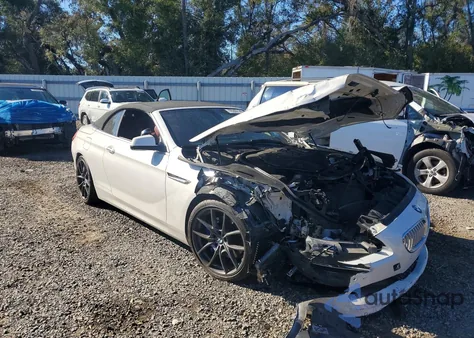 2012 BMW 650 I z USA, uszkodzony, nr VIN WBALZ3C55CDL72875